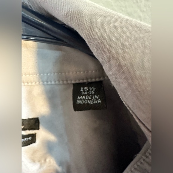 Marc Anthony Mens Shirt 15.5 34-35
Gray Long Sleeve Button Up
Collared Slim Fit - Picture 4 of 6